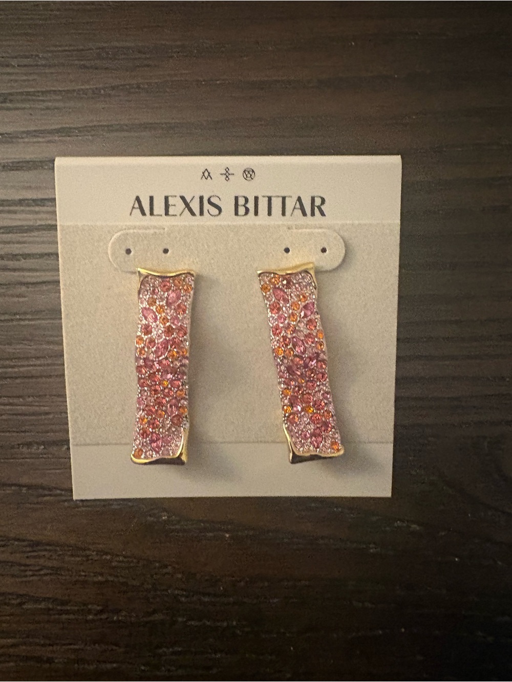 NEW Alexis Bittar Pave Crystal Earrings